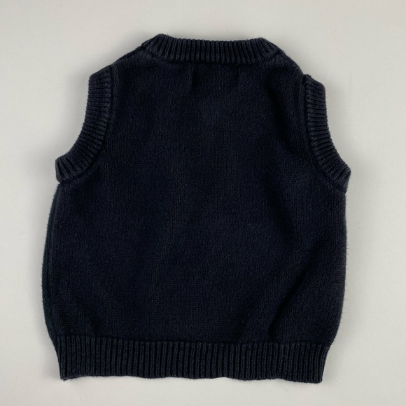 Argyle V-Neck Knit Vest Size 12 Months - Picture 2 of 2